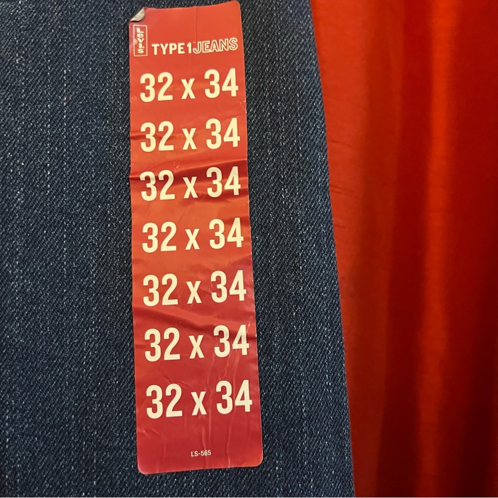 🆕 RARE Levi’s Type 1 Real Loose Fit Jeans — W32 L34 — New With Original Tags - Picture 7 of 9
